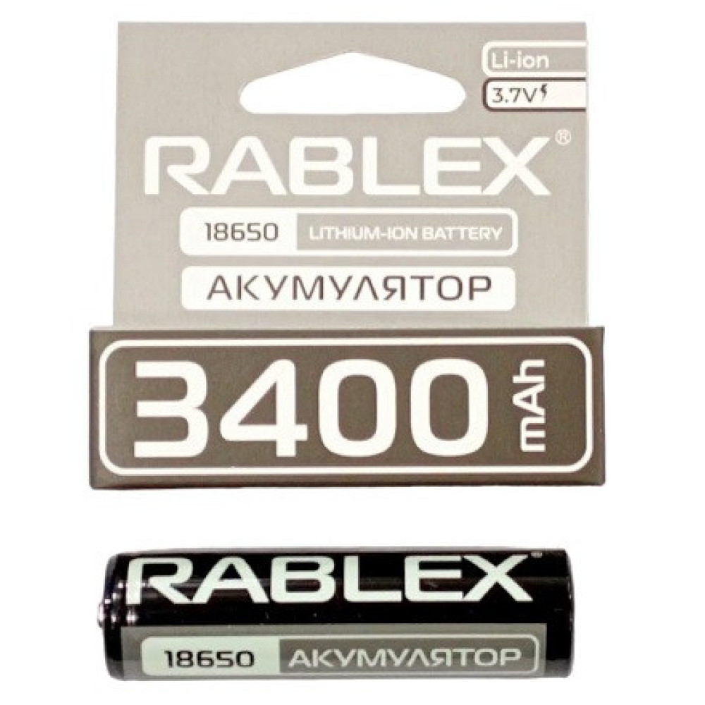 Акумулятор Rablex 18650 Li-ion 3400mAh Li-ION 3.7v