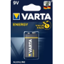 Батарейка Varta Energy Крона 6F22 / 9V / Алкалінова Батарейка Varta Energy Крона 6F22 / 9V / Алкалінова