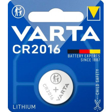 Батарейки-Таблетки Varta CR2016 / 3V блістер 1шт.