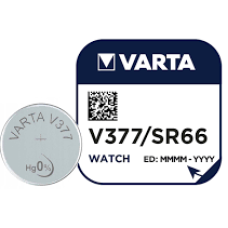 Батарейка Varta V377 / SR626SW / SR66 / 1 шт. в індивідуальній упаковці