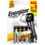Батарейка Energizer LR3/AAA Лужна / блістер 4шт Батарейка Energizer LR3/AAA Лужна / блістер 4шт