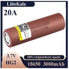 Акумулятор високотоковий 18650, LiitoKala HG2, 3000mah, з контактами під пайку