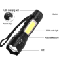 Ручний ліхтар Police W601, Li-Ion акум., ЗУ microUSB, зум, червоне і біле світло