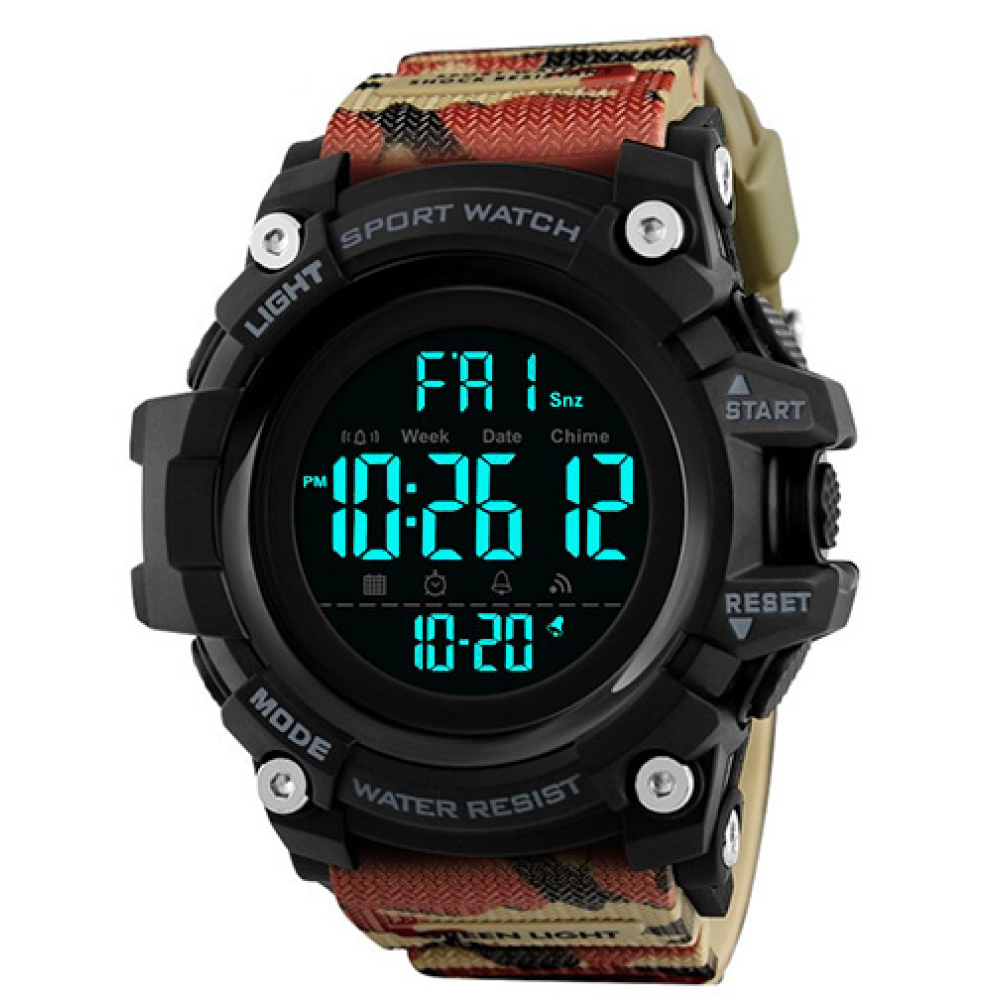 Годинники наручні SKMEI 1384CMRD, CAMOUFLAGE, 6009