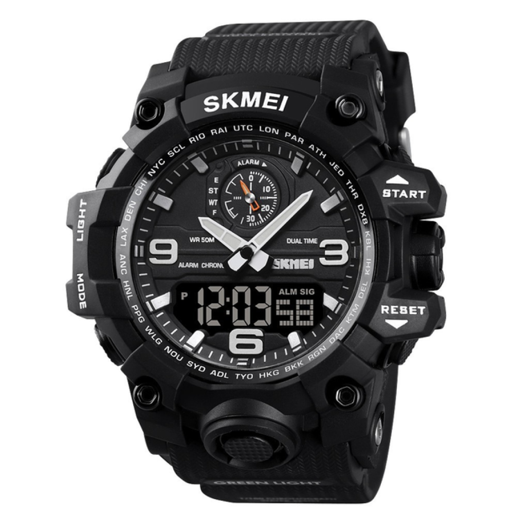 Годинники наручні SKMEI 1586BK, ЧОРНИЙ, 9768