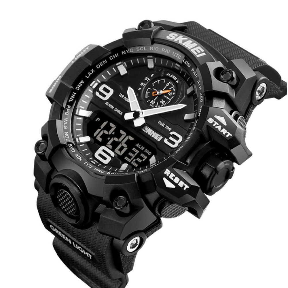 Годинники наручні SKMEI 1586BK, ЧОРНИЙ, 9768