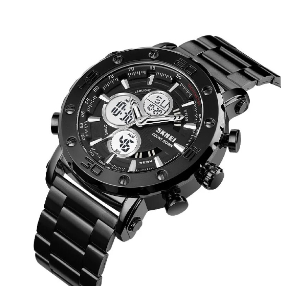 Годинники наручні SKMEI 1636BKBK, BLACK-BLACK, 10243