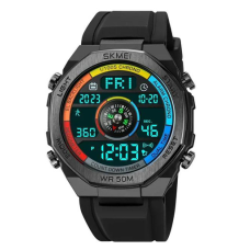 Годинники наручні SKMEI 2209CKBK, COLORFUL/BLACK, Компас, Педометр, 10351