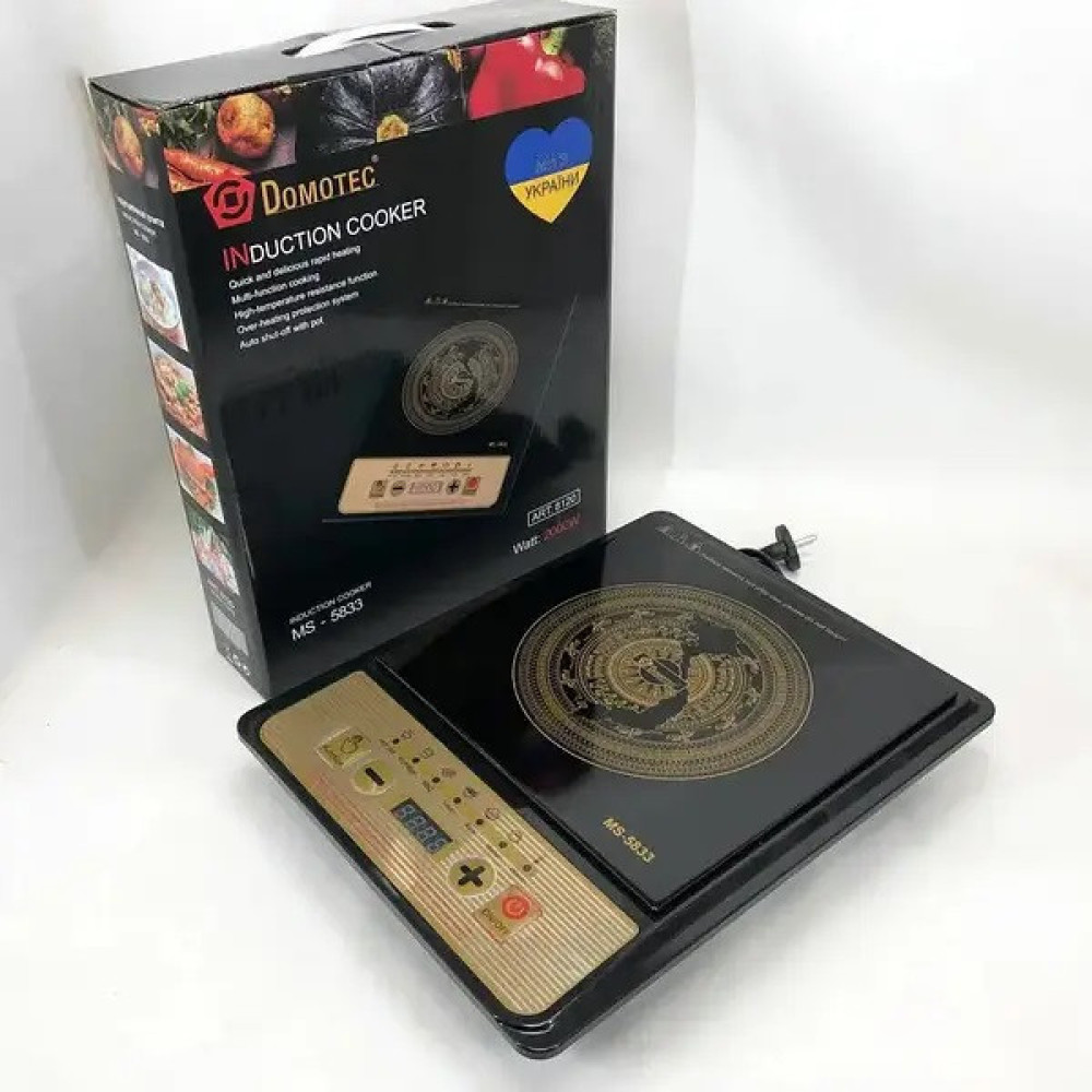 Електроплита Domotec MS-5833 ІНДУКЦІЙНА