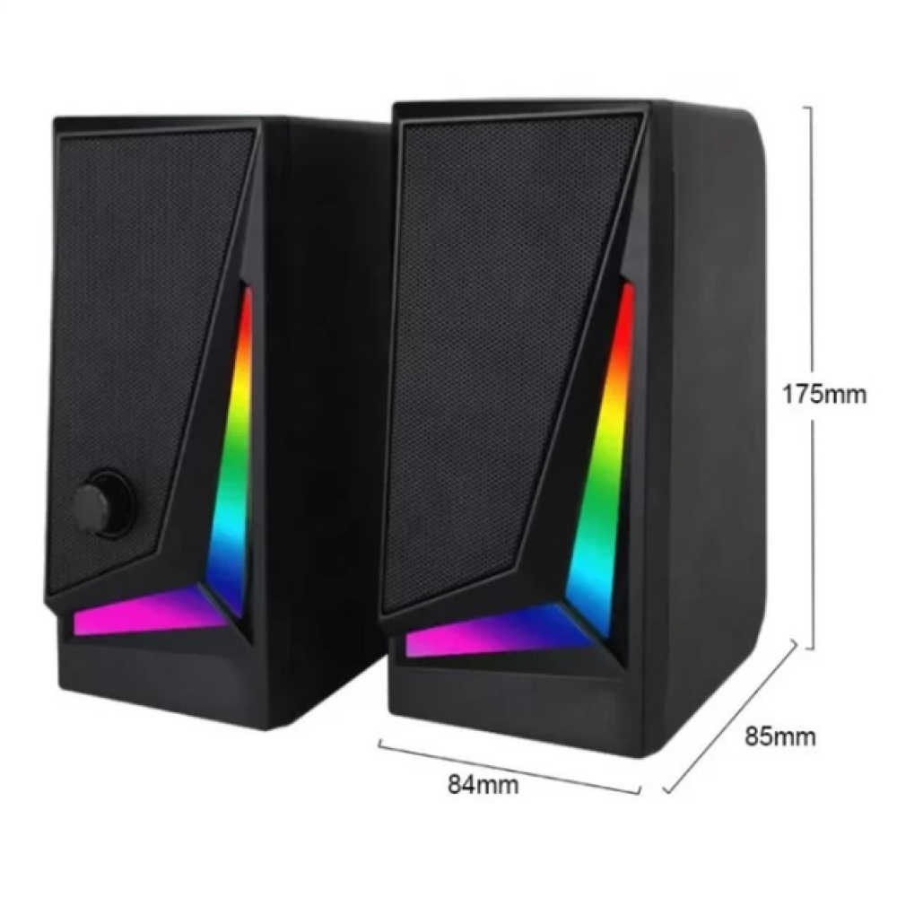 Комп'ютерні колонки Music Dj MJ-100A RGB 8864
