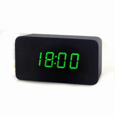 Електронні годинники VST-863-1-Green з температурою та підсвіткою