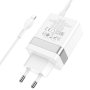 СЗУ Мережева Зарядка Hoco N21, 30W, Type-c — Lightning