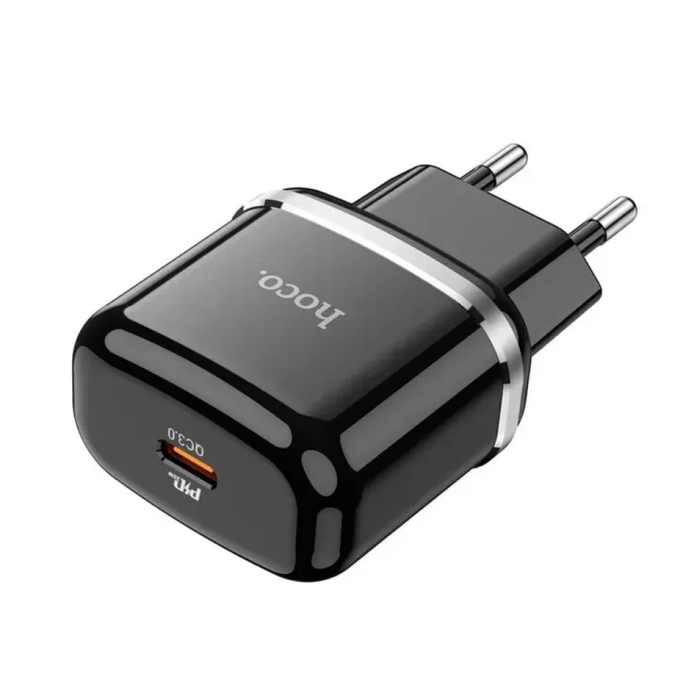 СЗУ Мережева Зарядна Устрій Hoco N24, 20W, Type-C - Lightning