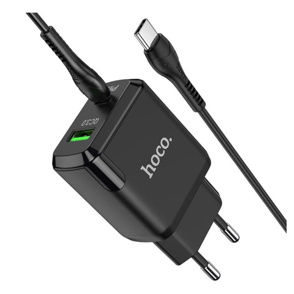 СЗУ Мережева Зарядна Устрій Hoco N5, 20W Type-c - Lightning