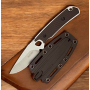 Ніж мисливський Kershaw Steppe, 699 Brown-Silver