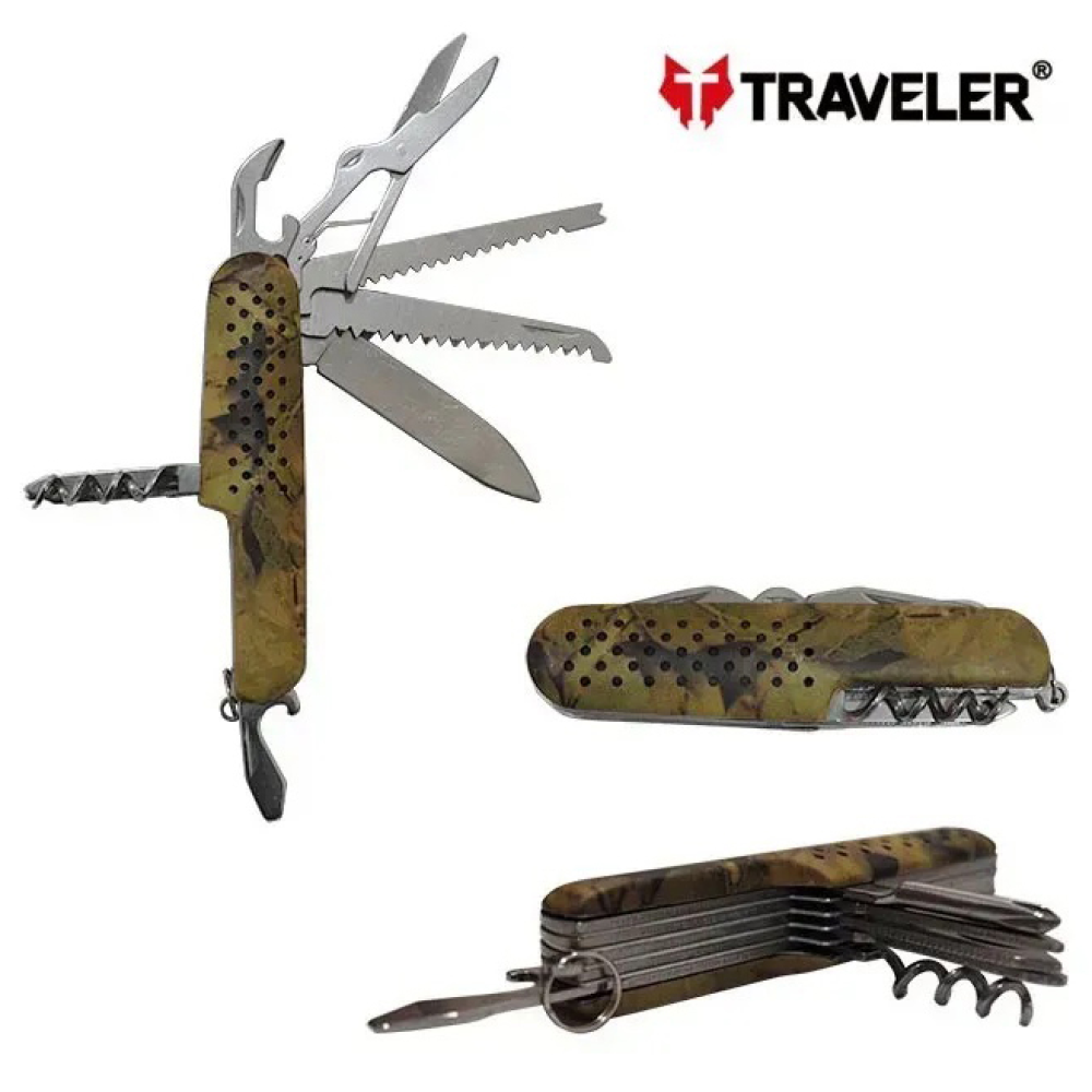 Мультитул швейцарський Traveler K-5011-G-40