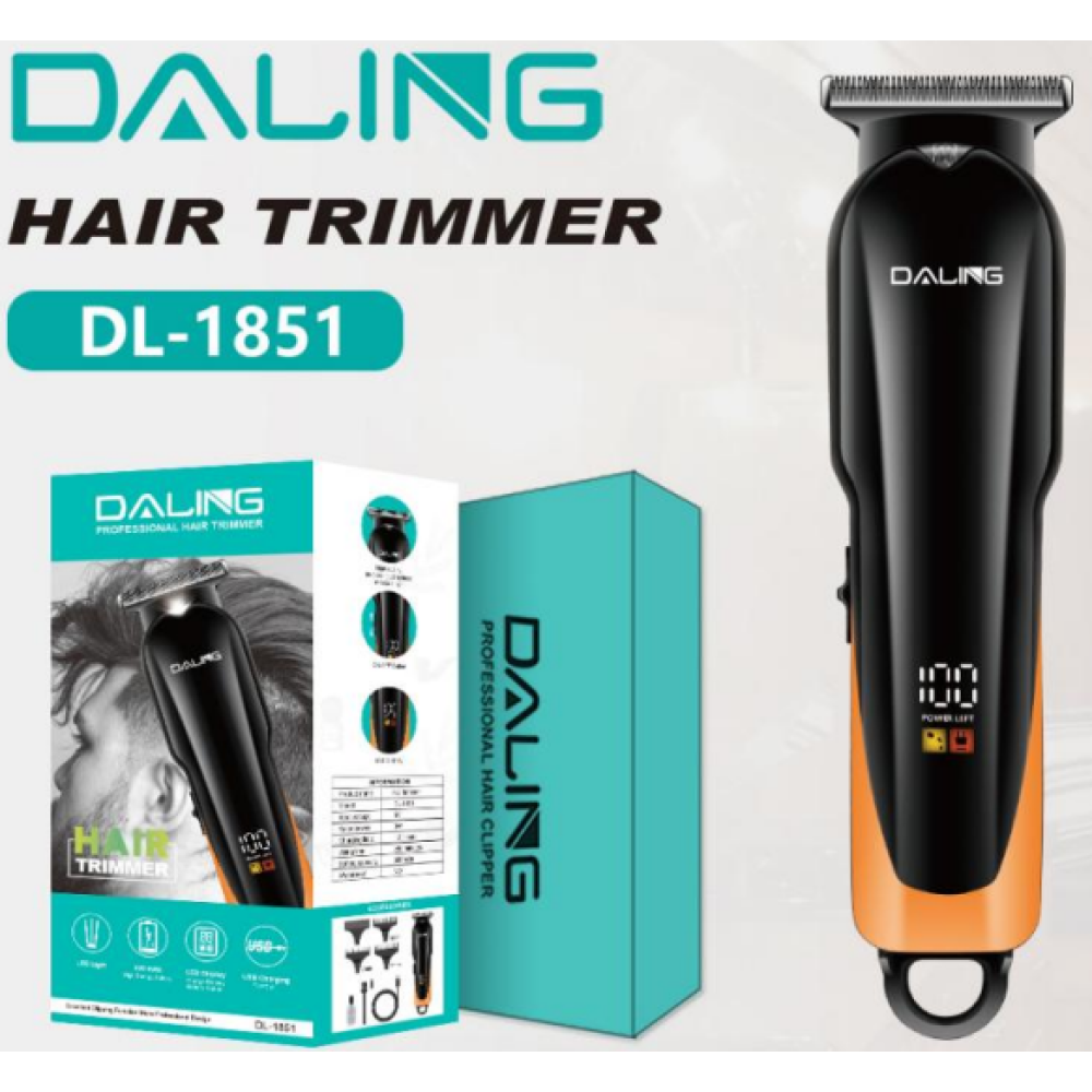 Машинка для стриження DALING DL-1851, 3 in 1, 3W