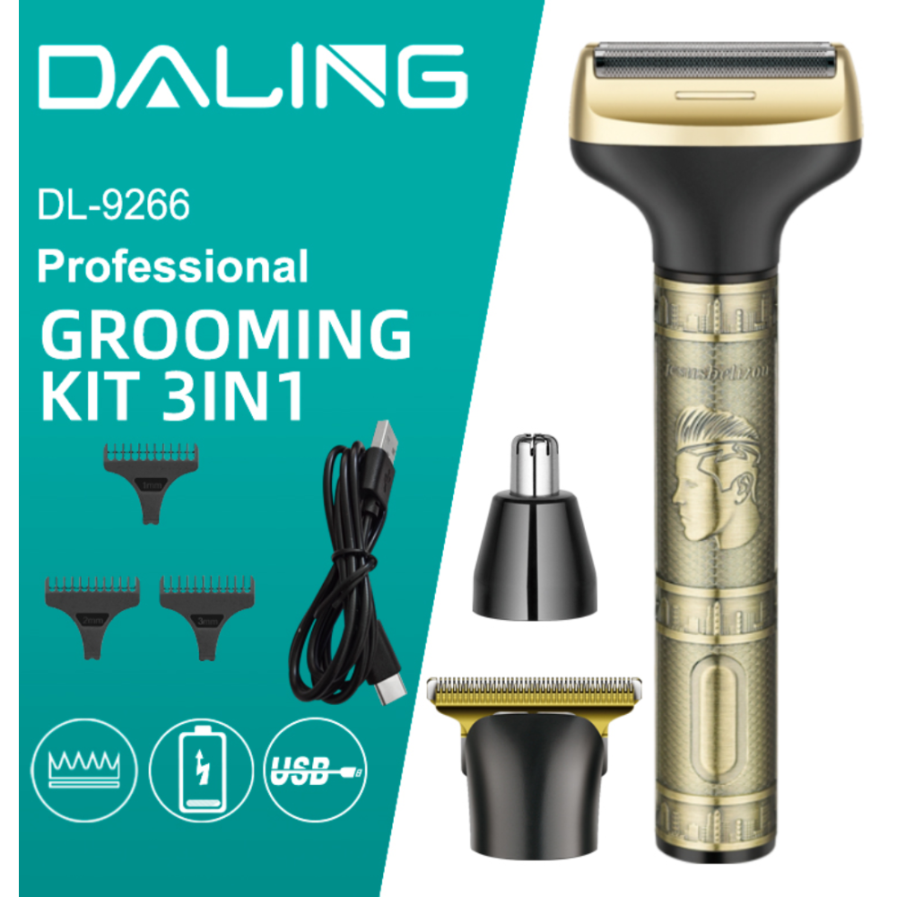 Система DALING DL-9266 3 in1 (бритва, машинка, тример)