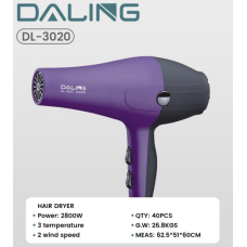 Фен для волосся DALING DL-3020, 2800W