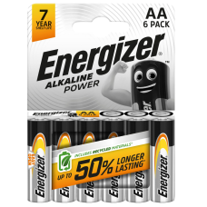 Батарейка Energizer LR6/AA Alkaline/блістр 6 шт.