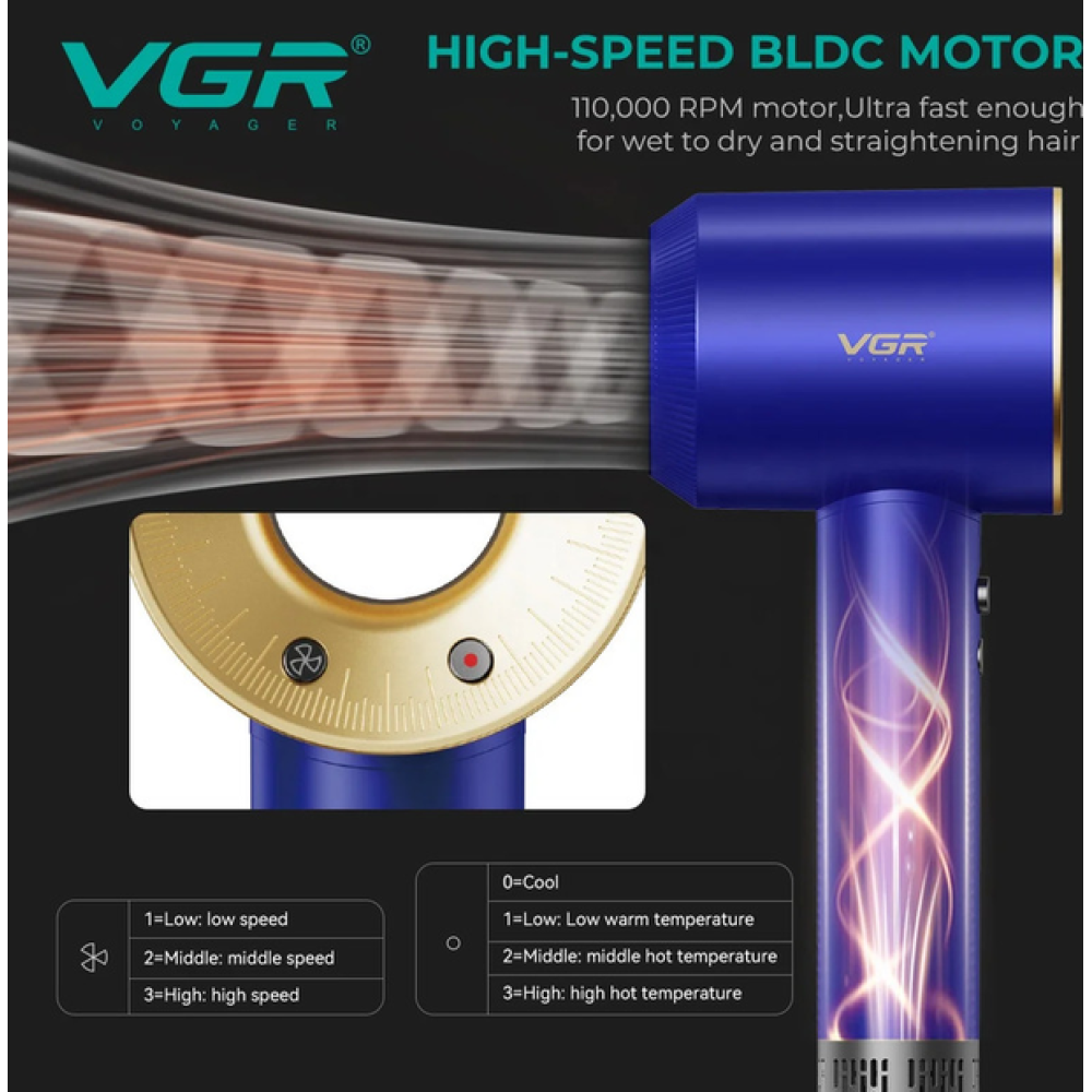 Фен для волосся VGR V-445