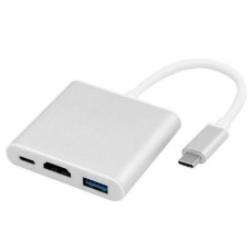 Адаптер Protech Multiport Adapter USB 3.1 Type-C - USB 3.1 Type C / HDMI / USB 3.0