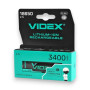 Акумулятор Videx 18650 Li-ion 3400mAh 3.7V З ЗАХИСТОМ !! Акумулятор Videx 18650 Li-ion 3400mAh 3.7V З ЗАХИСТОМ !!