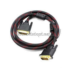 Кабель DVI на DVI 1.5 м 1.4V Тканинна обплетка