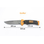 Ніж мисливський Bear Grylls Gerber U8 / 25 см / 13 см