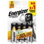 Батарейка Energizer LR6/AA Алюмінієва / блістер 4 шт Батарейка Energizer LR6/AA Алюмінієва / блістер 4 шт