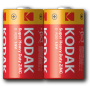 Батарейка KODAK Super Heavy Duty R20P (D) / соляна Батарейка KODAK Super Heavy Duty R20P (D) / соляна