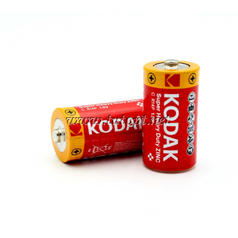 Батарейка KODAK R14P (C) / соляна