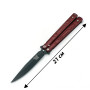 Ніж метелик Benchmade червоний Ніж метелик Benchmade червоний