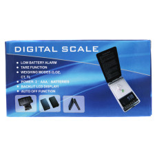 Ваги ювелірні 200г 6*12*1.5 DIGITAL SCALE (синя коробка)