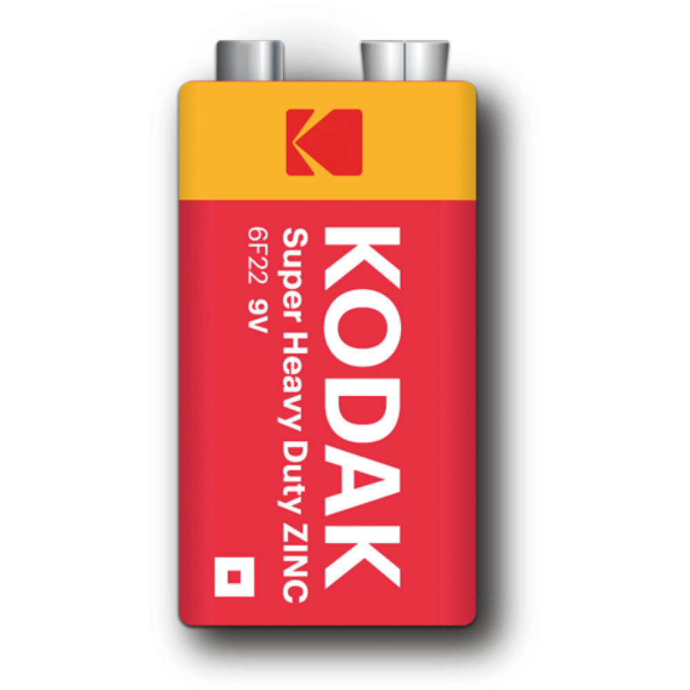 Акумулятор KODAK Super Heavy Duty Крона 6F22 / 9V / без блістера