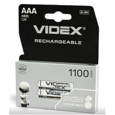 Акумулятор VIDEX HR03 AAA Ni-MH 1100mAh 1.2V 1 шт.