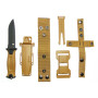 Ніж мисливський Bear Grylls Gerber КОРИЧНЕВИЙ 539-3, 25 см, 11 см