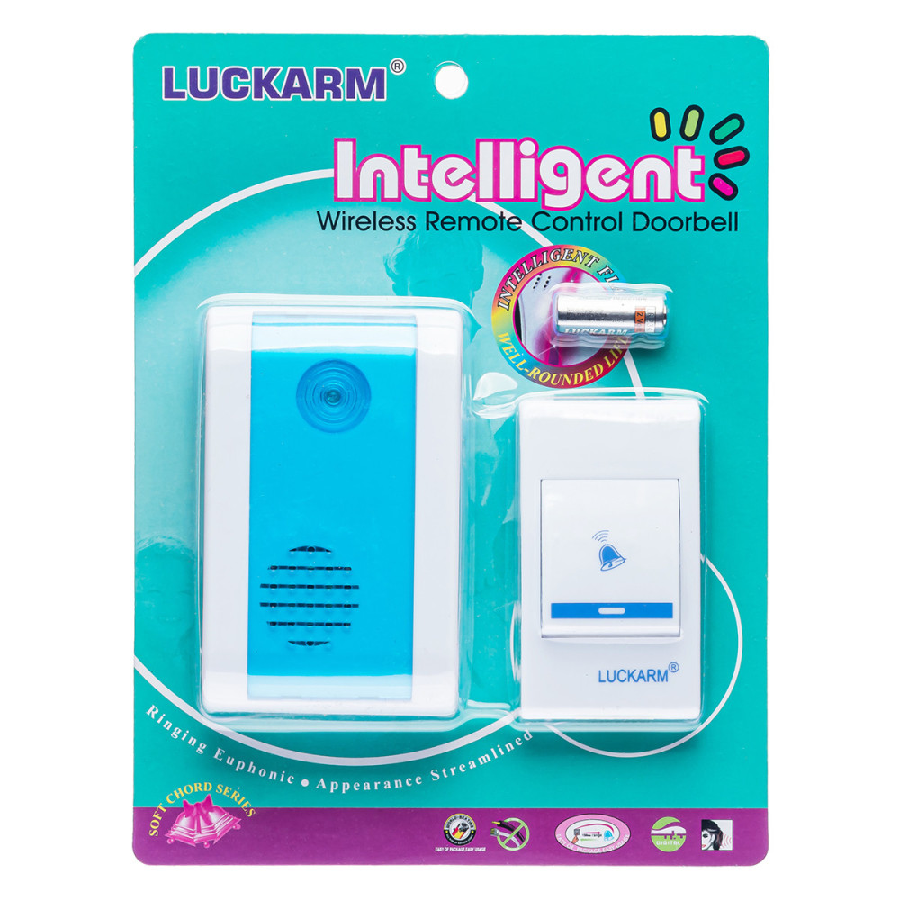 Бездротовий дзвінок Intelligent 002A (38 мелодій гучного звуку) на батарейках