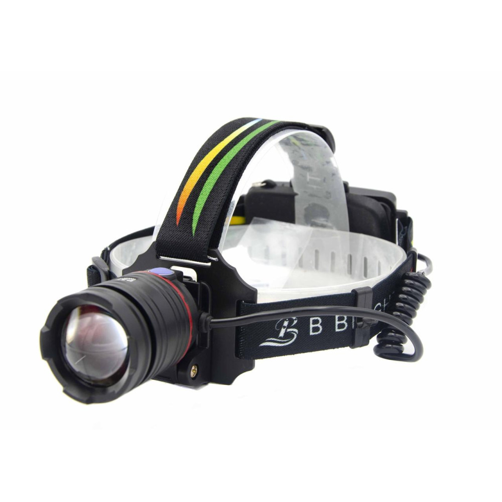 Налобний ліхтар P52, 2х18650, ЗУ MicroUSB, P50 LED, Zoom