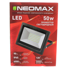 Прожектор Світлодіодний NeoMax NX50 50W LED IP65 6500K 120 градусів