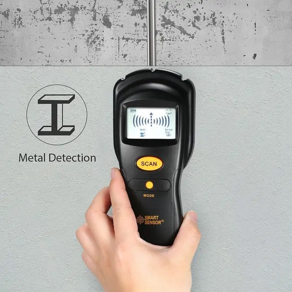 Індикатор прихованої проводки + Металошукач Smart Sensor AR906 / 7004