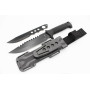 Ніж мисливський + метальний ніж Columbia MF-021 / 32 см / 17 см