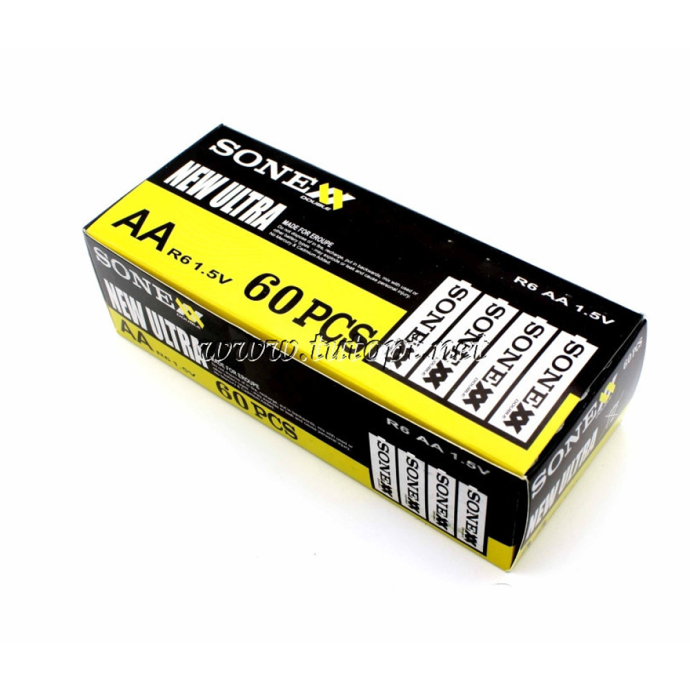 Батарейка SONEXX R6/AA соляна