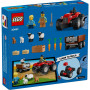 Конструктор LEGO City Червоний фермерський трактор із причепом і вівцями (60461)
