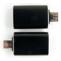 Дата кабель OTG USB 2.0 AF to Micro 5P black Dengos (ADP-017)