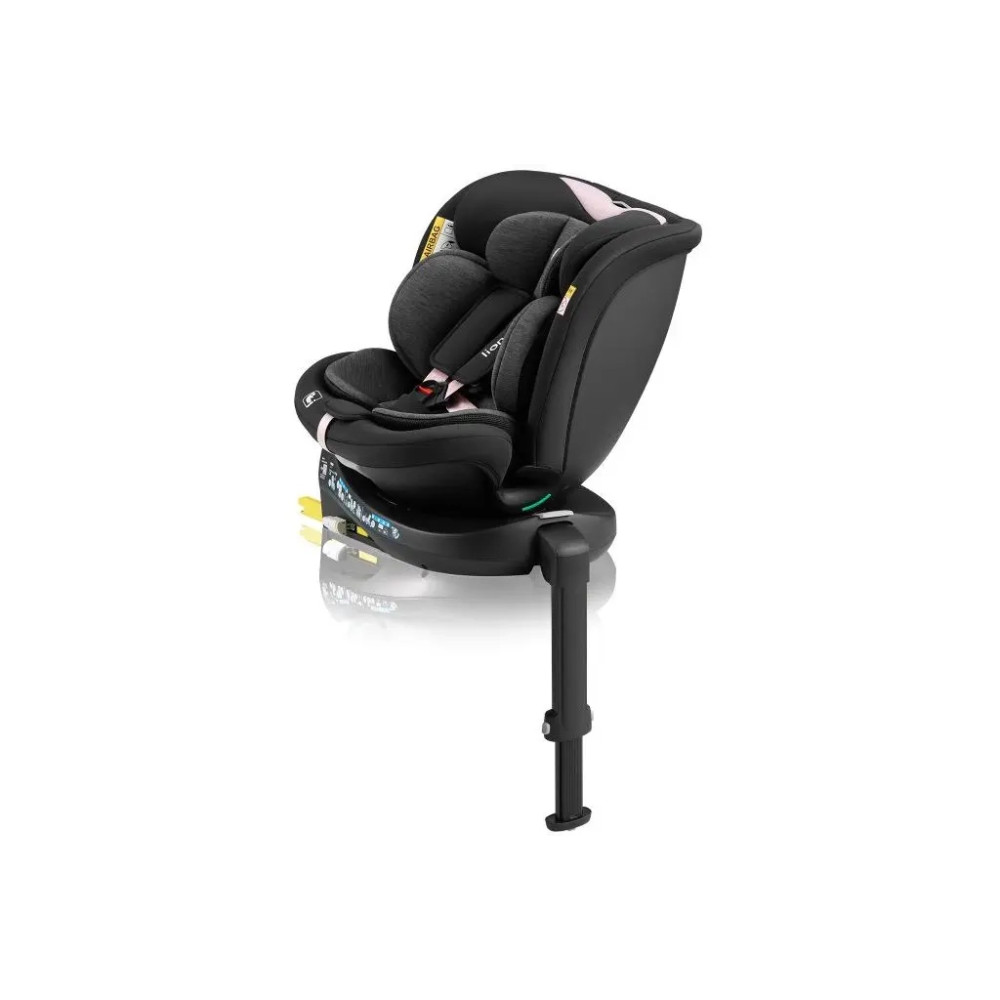 Автокрісло Lionelo Navy I-Size Black Pink (LO-NAVY I-SIZE BLACK PINK)