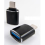 Дата кабель OTG USB 2.0 AF to USB-C black Dengos (ADP-018) Дата кабель OTG USB 2.0 AF to USB-C black Dengos (ADP-018)