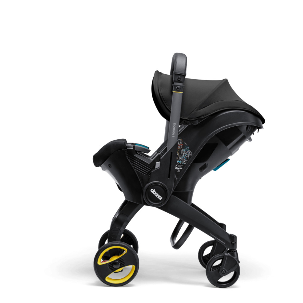Автокрісло Doona I Infant Car Seat гр. 0+ 0-13 кг Nitro Black (SP350-20-033-015)