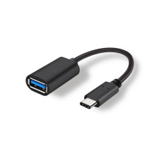 Дата кабель OTG USB 3.0 AF to USB-C 0.15m Atcom (11310)