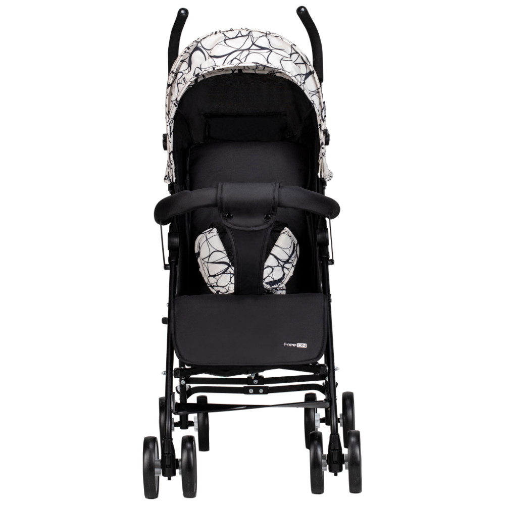 Коляска FreeON Simple Black-White (48549)